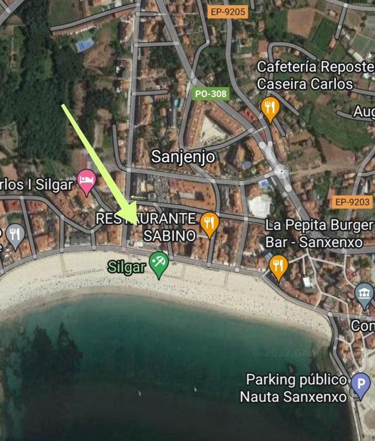 Apartamento Playa Silgar -50 M Playa Con 2 Garajes Y 3 Dormitorios 산신소 외부 사진